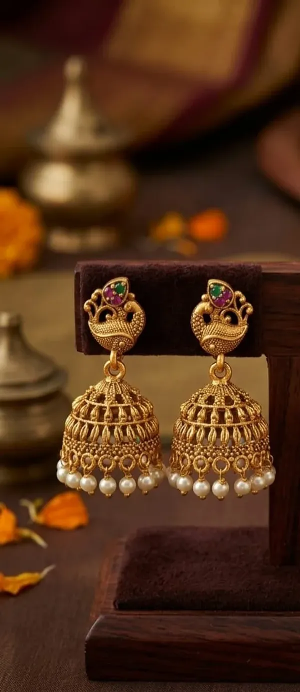 PEACOCK_JHUMKA_EARRINGS