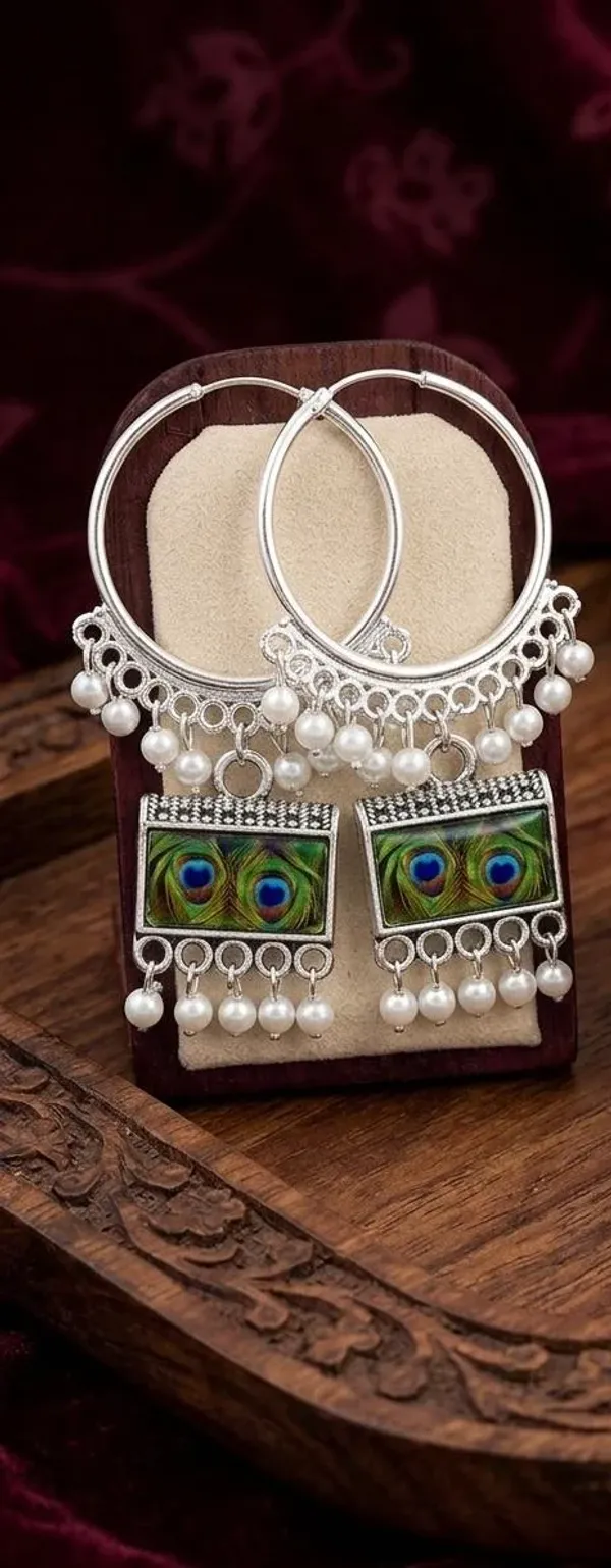 PEACOCK_FEATHER_JHUMKA_EARRINGS