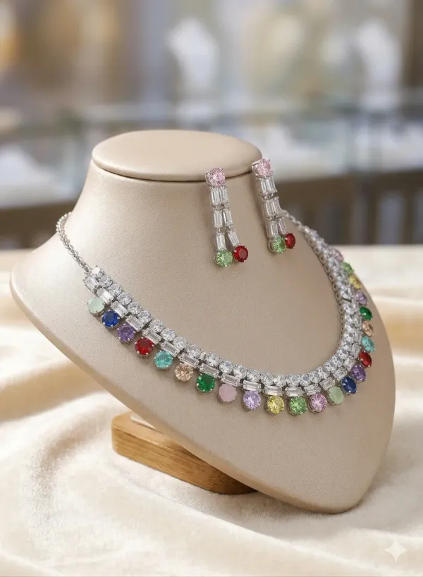 RAINBOW_GEM_NECKLACE_AND_EARRING_SET