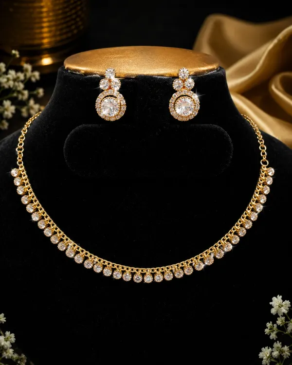 GOLD_PLATED_NECKLACE_AND_EARRING_SET