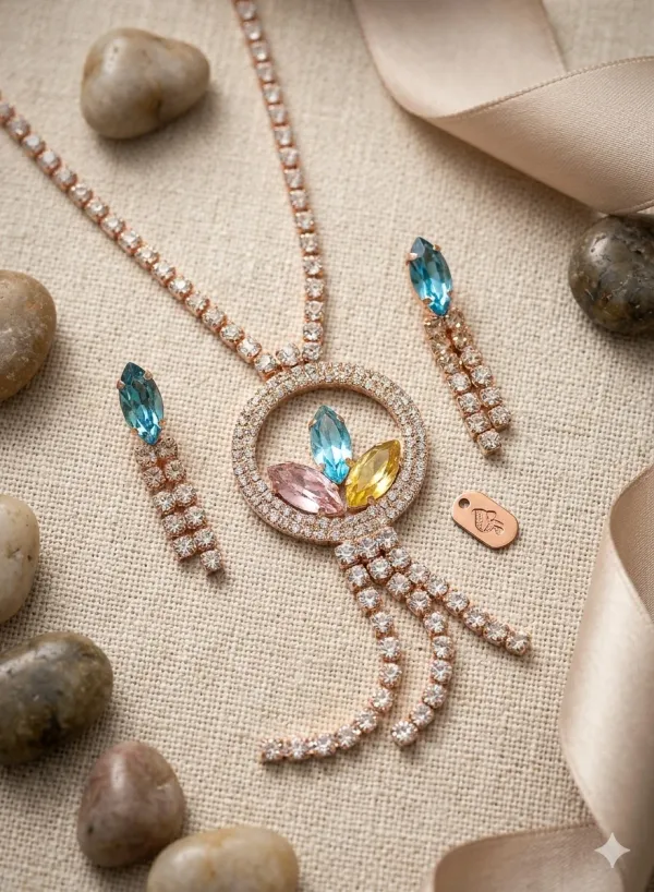 MULTI-GEMSTONE_NECKLACE_AND_EARRING_SET