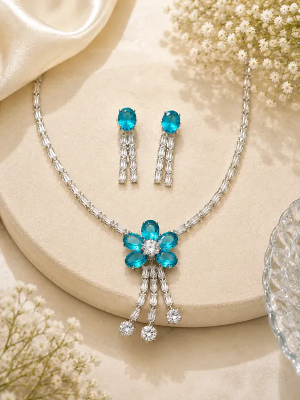 FLOWER_NECKLACE_AND_EARRING_SET