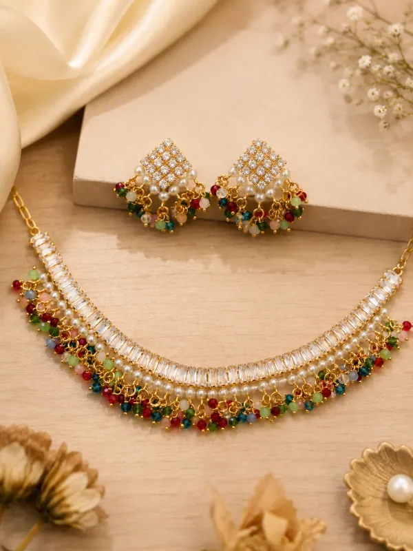COLORFUL_BEAD_NECKLACE_AND_EARRING_SET