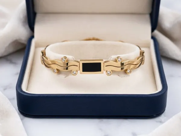 Serpentine_Onyx_Anti-Tarnish_Wave_Kada.