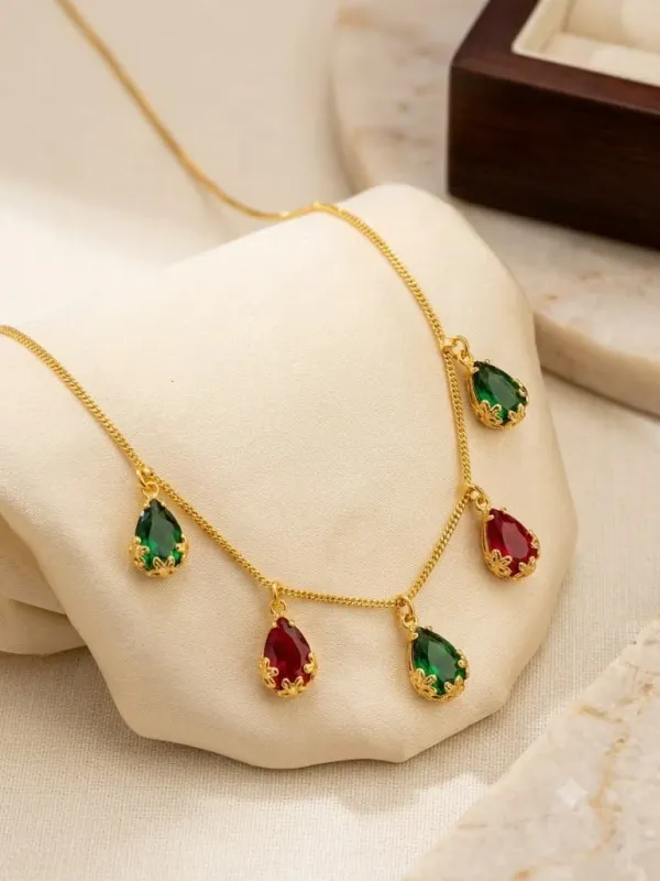 MULTI_TEARDROP_NECKLACE