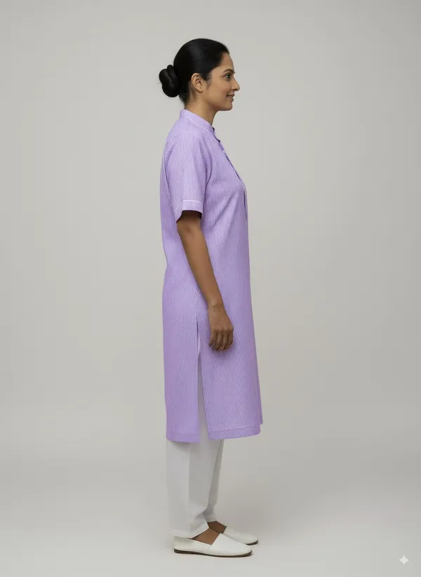 Women’S_Purple_Kurta_Set_–_Striped_Kurta_With_White_Salwar