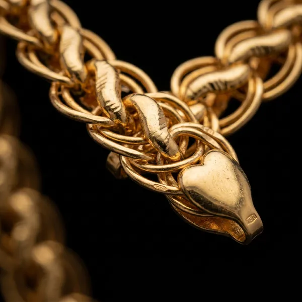 Gold_Plated_Stainless_Steel_Double_Link_Chain_Bracelet_For_Men