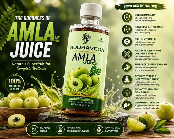 RUDRAVEDA_Amla_Juice_|_Pure_Indian_Gooseberry_Juice_|_Natural_Herbal_Health_Drink_|_Rich_in_Vitamin_C_|_Daily_Wellness_Juice_