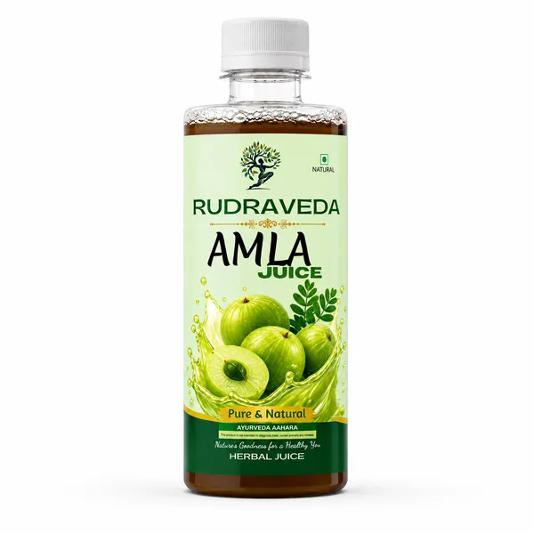 RUDRAVEDA_Amla_Juice_|_Pure_Indian_Gooseberry_Juice_|_Natural_Herbal_Health_Drink_|_Rich_in_Vitamin_C_|_Daily_Wellness_Juice_