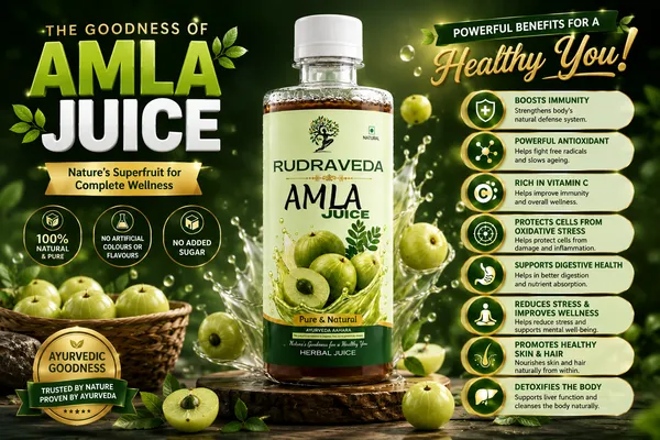 RUDRAVEDA_Amla_Juice_|_Pure_Indian_Gooseberry_Juice_|_Natural_Herbal_Health_Drink_|_Rich_in_Vitamin_C_|_Daily_Wellness_Juice_