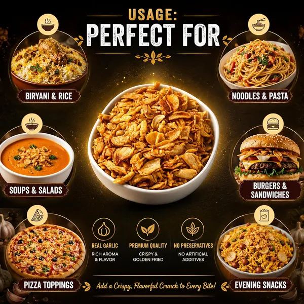 Crispy_Fried_Garlic_Flakes_100G_Ready_To_Use_Crunchy_Topping_Rich_Flavor_Aroma_Fried_In_Premium_Sunflower_Oil_Perfect_For_Noodles_Fried_Rice_Soups_Salads_Snacks_100Gm