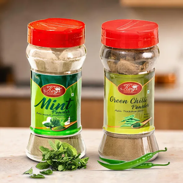 Combo_Pack_Of_Green_Chili_And_Mint_Powder_Healthy_Addition_To_Your_Kitchen_Include_With_Pure_Ingredients_Gluten_Free_No_Preservatives_Or_Additives_Easy_To_Use_And_Store_100Gm