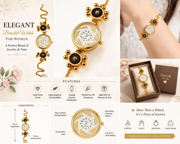 Gold_Alloy_Analog_Floral_Bracelet_Watch_For_Women