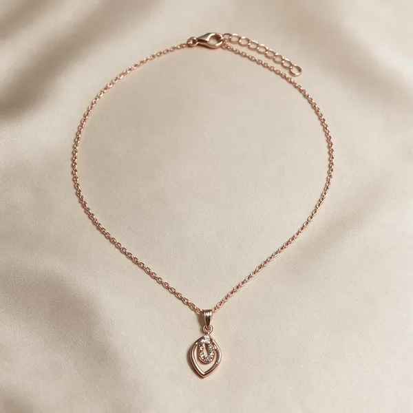 Silver_Tone_Alloy_Teardrop_Pendant_Necklace_For_Women