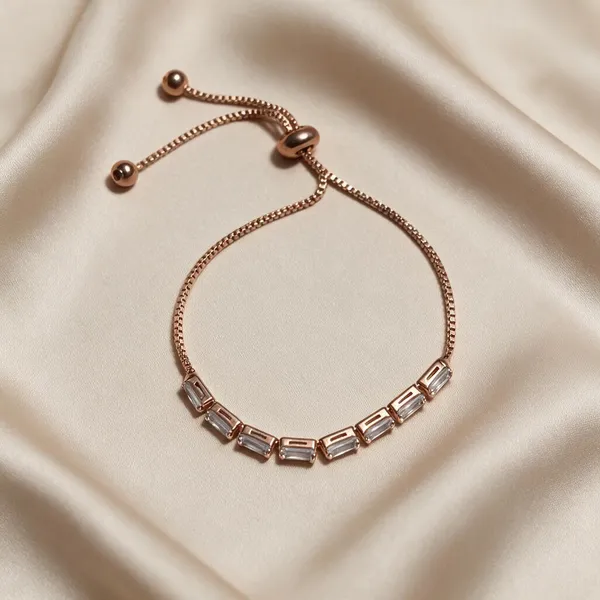 Rose_Gold_Alloy_Geometric_Chain_Bracelet_For_Women