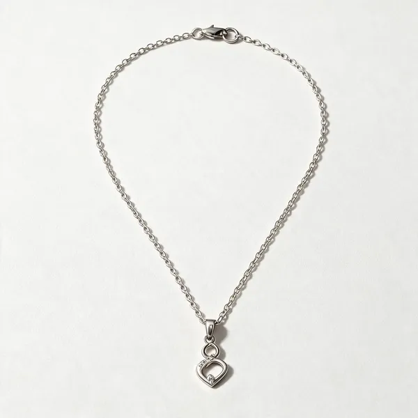 Silver_Alloy_Heart_Accent_Chain_Necklace_For_Women