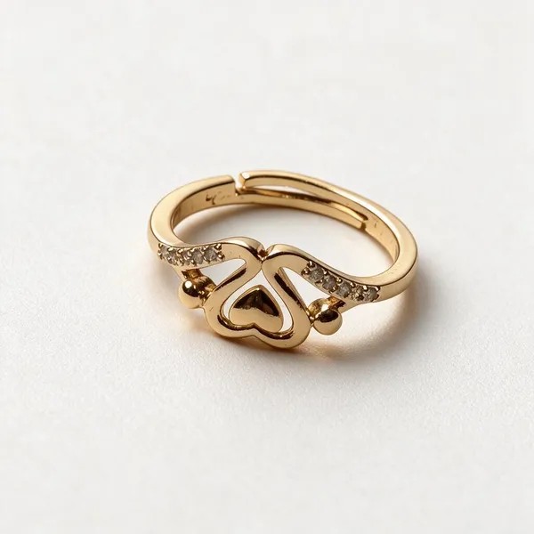 Gold_Alloy_Heart_Motif_Adjustable_Ring_For_Women