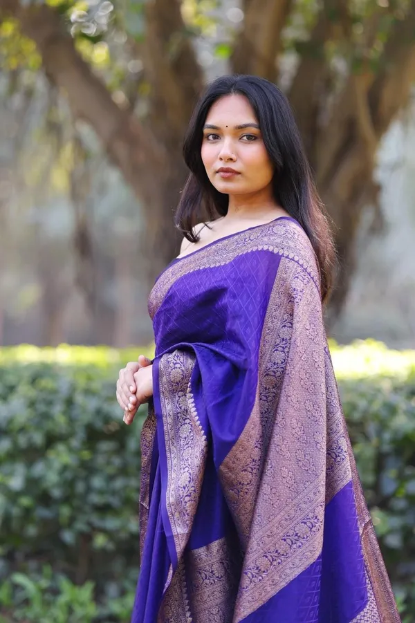 Purple_Silk_Woven_Meenakari_Saree_For_Women