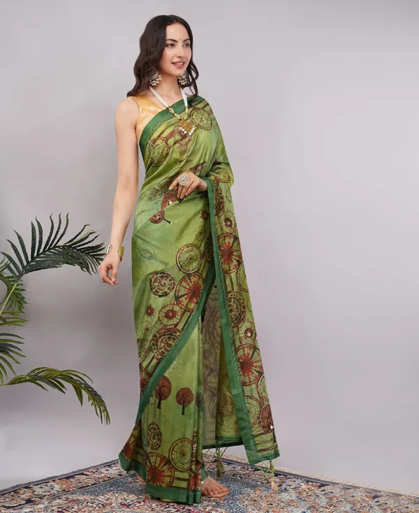 Green_Jhakat_Silk_Zari_Circular_Motif_Print_Saree_For_Women