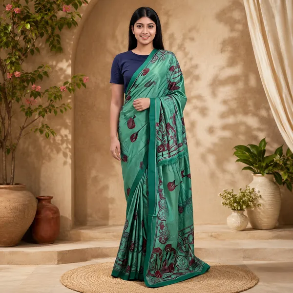 Green_Jhakat_Silk_Zari_Floral_Printed_Saree_For_Women