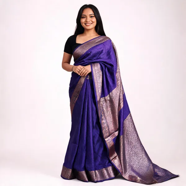 Purple_Silk_Woven_Meenakari_Saree_For_Women