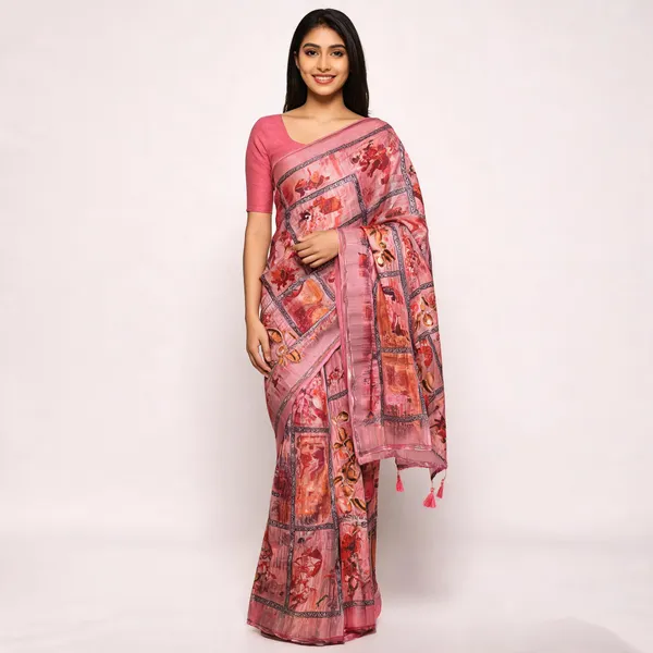Pink_Amarveli_Silk_Floral_Printed_Tassel_Scarf_For_Women