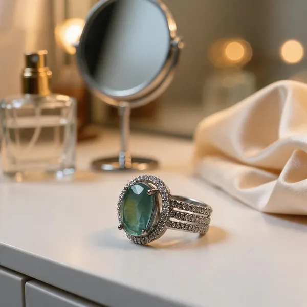 Silver_Brass_Oval_Stone_Statement_Ring_For_Women