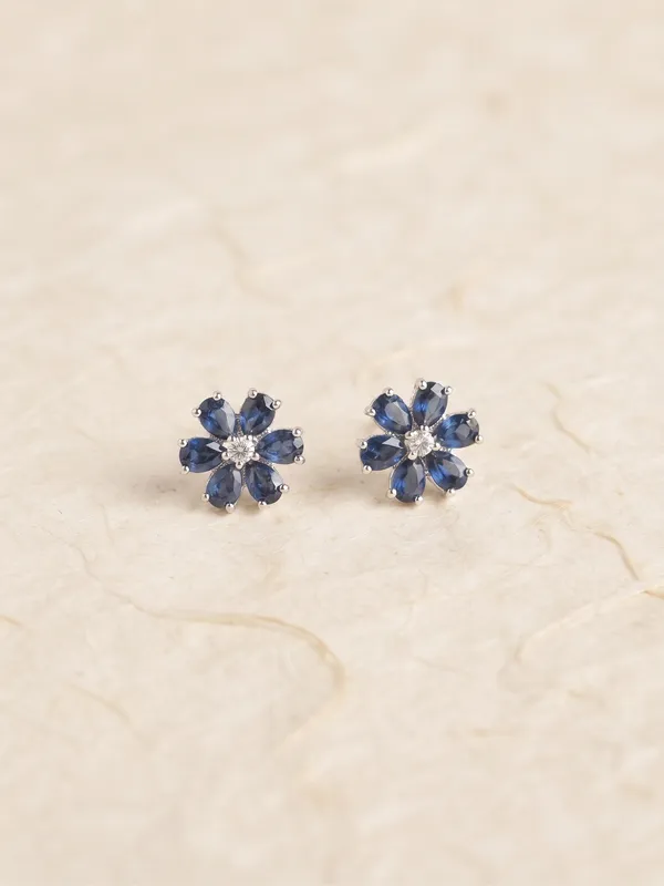 Silver_Blue_Brass_Floral_Stone_Stud_Earrings_For_Women
