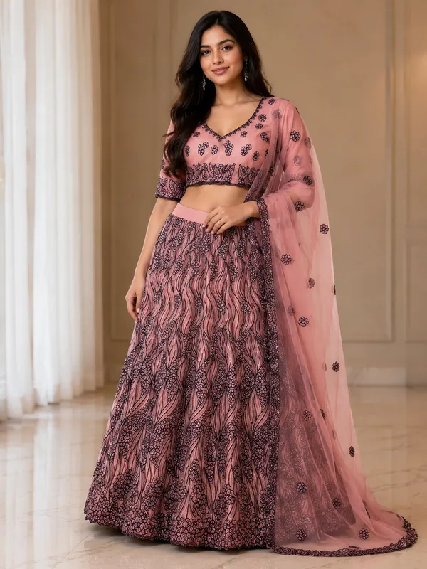 Dusty_Rose_Grace_Semi-Stitched_Lehenga_Set