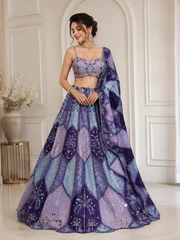Purple_Silk_Net_Embroidered_Sequin_Bridal_Lehenga_Choli_For_Women