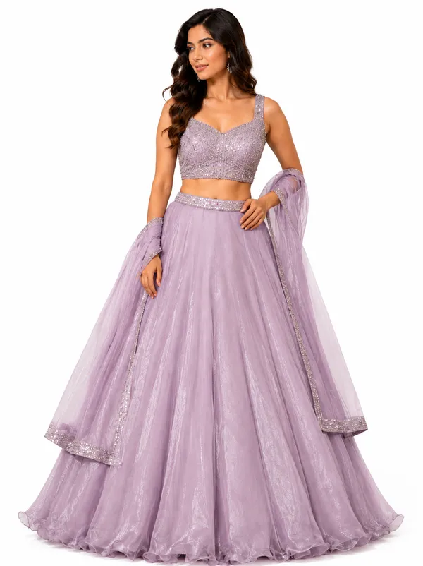 Lavender_Net_Embellished_Flared_Lehenga_Choli_With_Dupatta