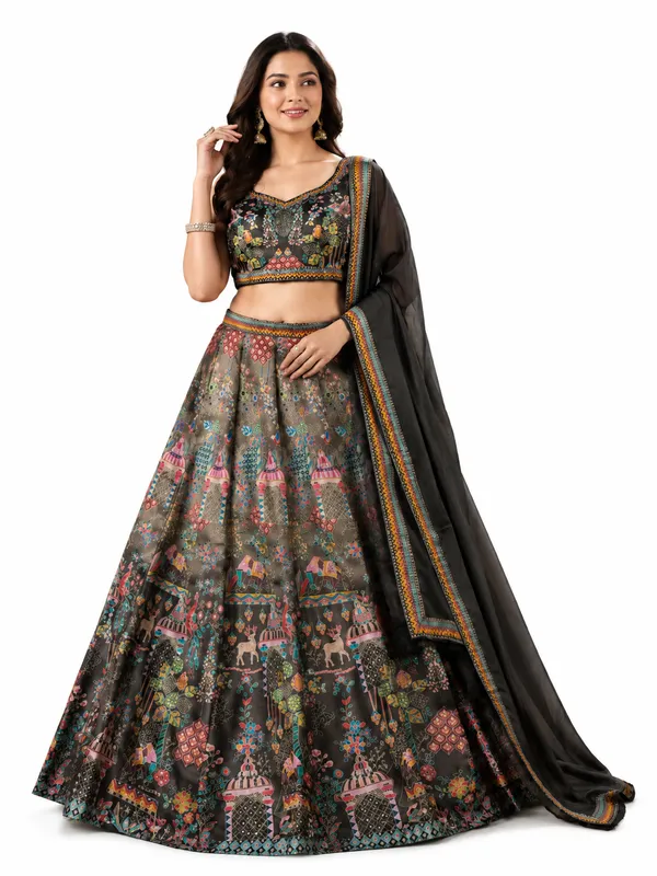 Grey_Digital_Print_Sequin_Embroidered_Lehenga_Choli_For_Women