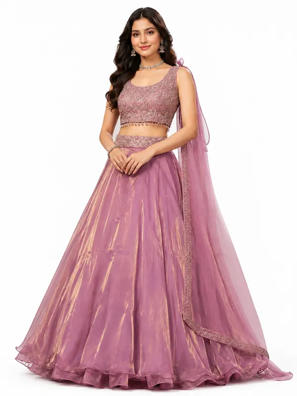 Mauve_Net_Embroidered_Flared_Lehenga_Choli_For_Women