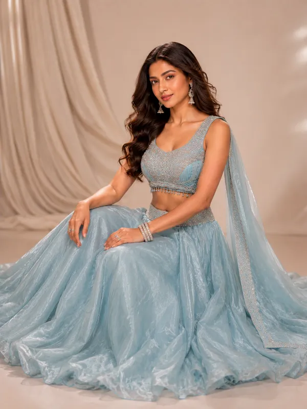 Sky_Blue_Shimmer_Embellished_Lehenga_Choli_For_Women