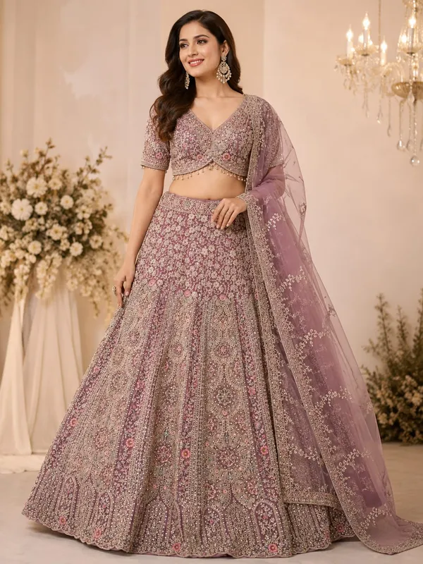Mauve_Silk_Net_Embroidered_Bridal_Lehenga_Choli_For_Women