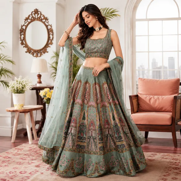 Sage_Green_Embroidered_Sequin_Lehenga_Choli_Set_For_Women