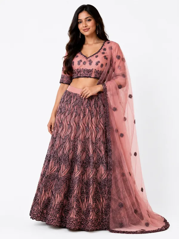Dusty_Rose_Grace_Semi-Stitched_Lehenga_Set