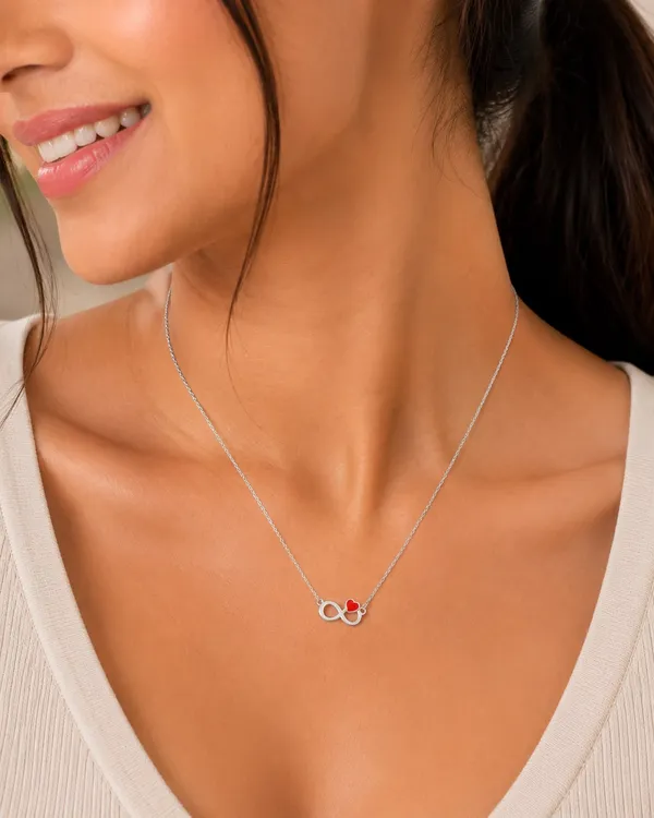 Silver_Infinity_Heart_Red_Accent_Pendant_Necklace_For_Women