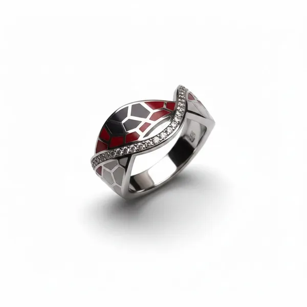 Silver_92.5_Sterling_Mosaic_Enamel_Statement_Ring_For_Women