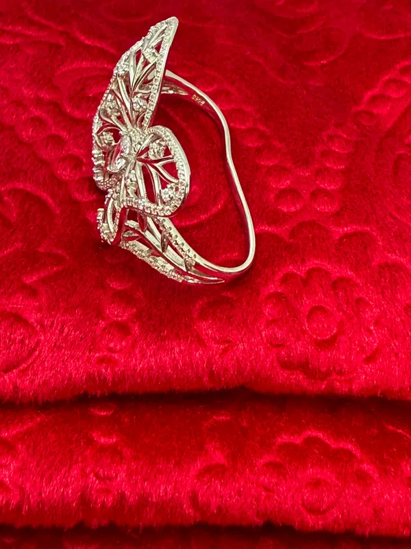 Silver_92.5_Butterfly_Statement_Ring_For_Women