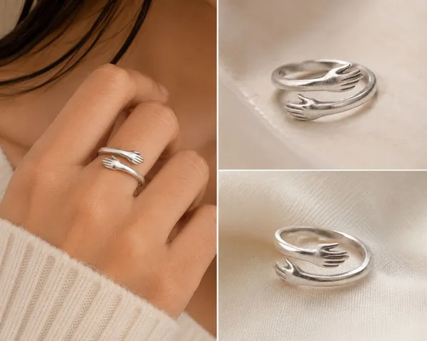 Silver_92.5_Hand_Motif_Adjustable_Ring_For_Women