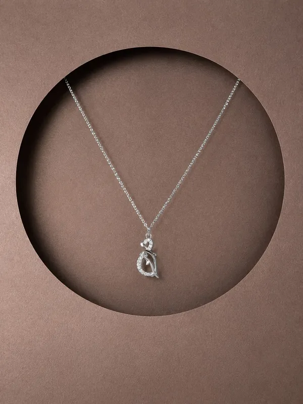 Silver_92.5_Rhinestone_Heart_Curved_Pendant_Necklace_For_Women