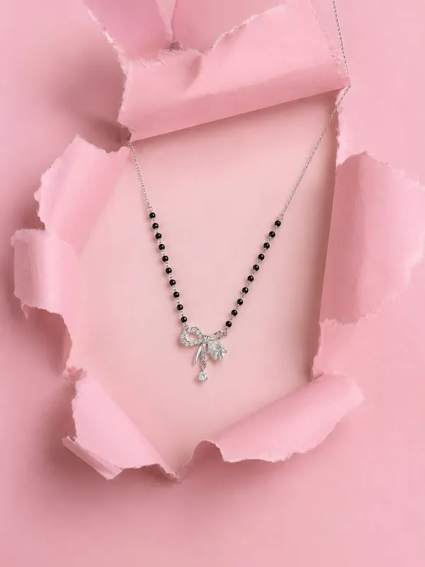 Black_Silver_92.5_Beaded_Bow_Pendant_Mangalsutra_For_Women