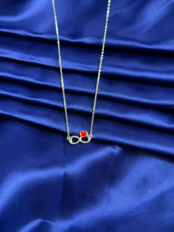 Silver_Infinity_Heart_Red_Accent_Pendant_Necklace_For_Women
