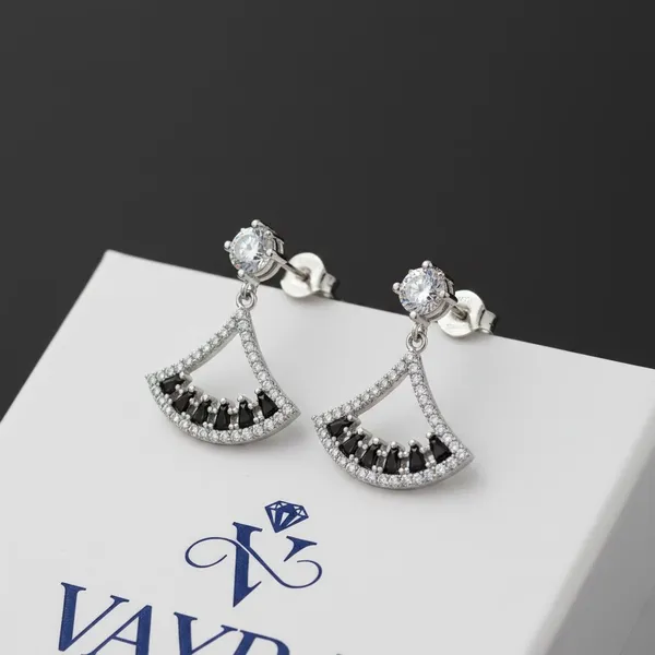 Silver_&_Clear_Crystal_Fan_Drop_Earrings_92.5_Sterling_Silver_For_Women