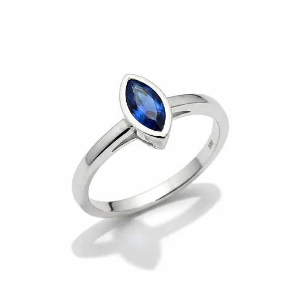 Silver_&_Blue_Stone_92.5_Sterling_Silver_Ring_For_Women