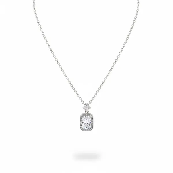 Silver_92.5_Crystal_Rectangular_Pendant_Necklace_Set_For_Women