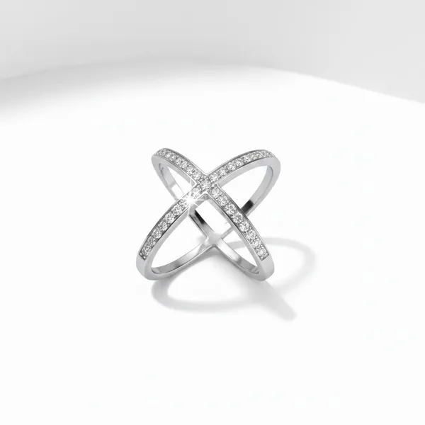 Silver_92.5_Crisscross_Band_Ring_For_Women