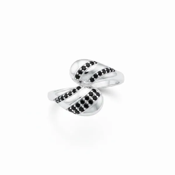Silver_92.5_Black_Embellished_Crossover_Band_Ring_For_Women