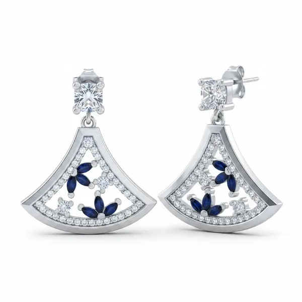 Silver_Floral_Drop_Earrings_For_Women